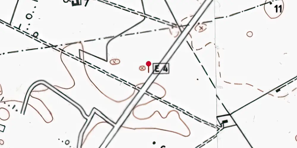 Historisk kort over Delta Park Letbanestation Historisk kort over Delta Park Letbanestation