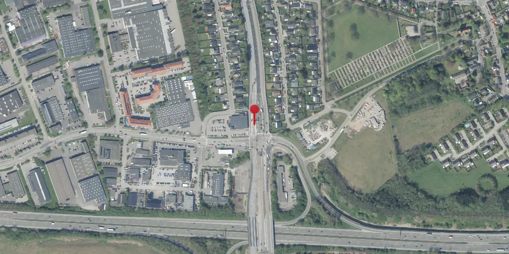 Historisk kort over Brøndbyvester Letbanestation