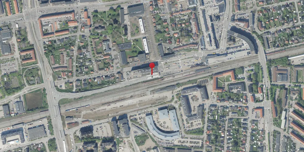 Historisk kort over Glostrup Station Letbanestation Historisk kort over Glostrup Station Letbanestation