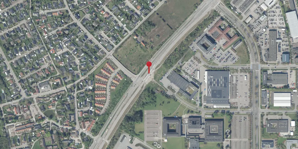 Historisk kort over Glostrup Ejby Letbanestation