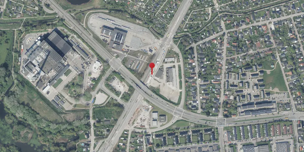 Historisk kort over Rødovre Nord Letbanestation