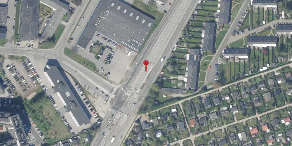 Historisk kort over Herlev Syd Letbanestation