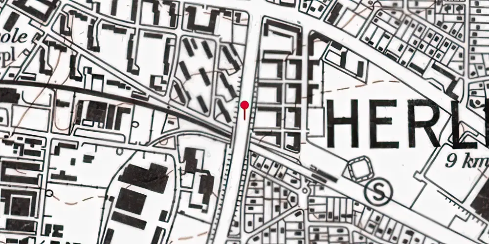 Historisk kort over Herlev Station Letbanestation Historisk kort over Herlev Station Letbanestation