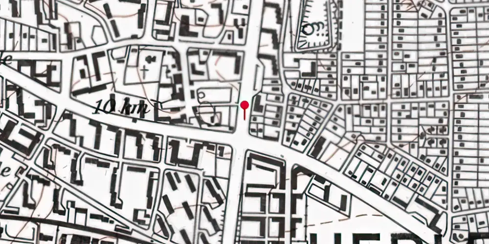 Historisk kort over Herlev Bymidte Letbanestation Historisk kort over Herlev Bymidte Letbanestation