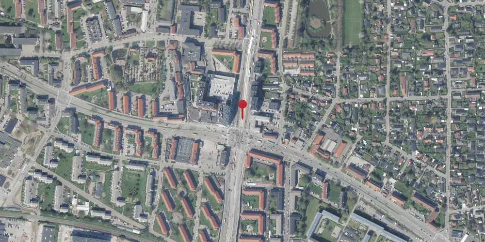 Historisk kort over Herlev Bymidte Letbanestation Historisk kort over Herlev Bymidte Letbanestation