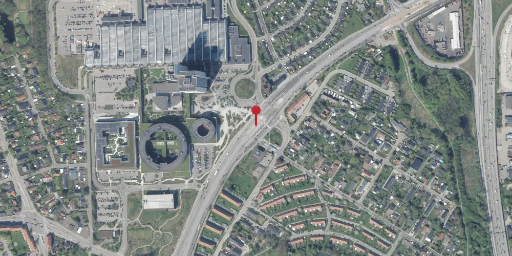 Historisk kort over Herlev Hospital Letbanestation Historisk kort over Herlev Hospital Letbanestation