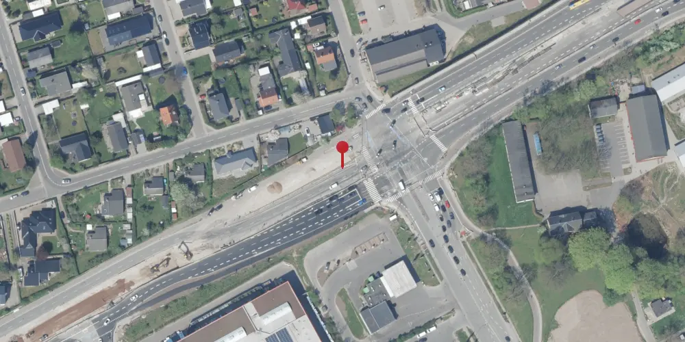 Historisk kort over Dynamovej Letbanestation Historisk kort over Dynamovej Letbanestation