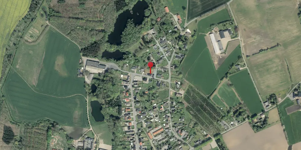 Historisk kort over Harndrup Station