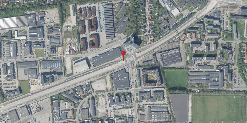 Historisk kort over Gladsaxevej Letbanestation Historisk kort over Gladsaxevej Letbanestation