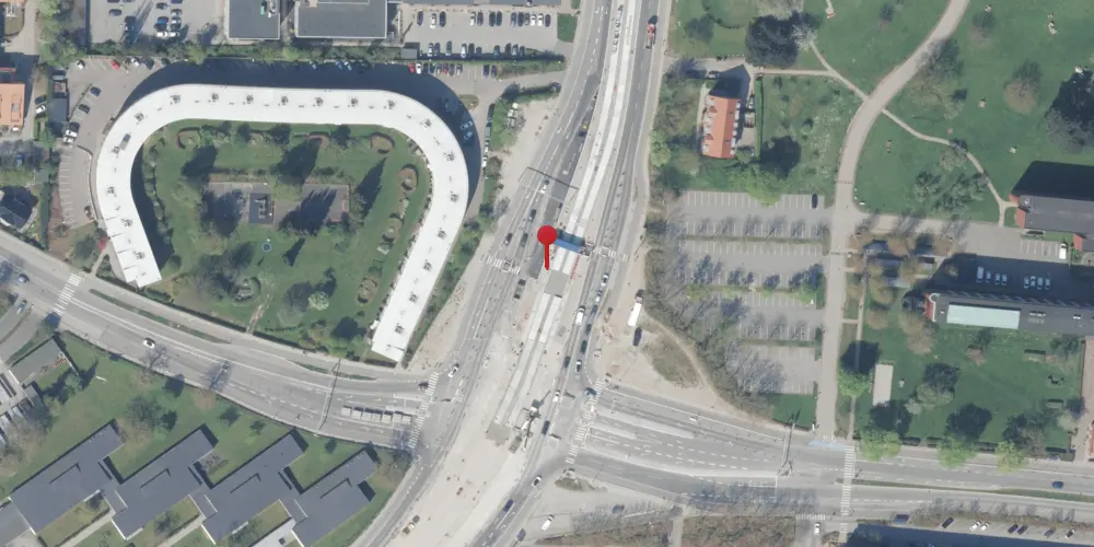 Historisk kort over Gladsaxe Rådhus Letbanestation Historisk kort over Gladsaxe Rådhus Letbanestation