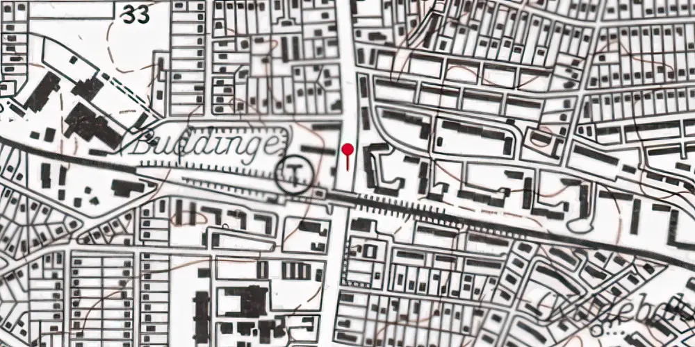 Historisk kort over Buddinge Station Letbanestation Historisk kort over Buddinge Station Letbanestation