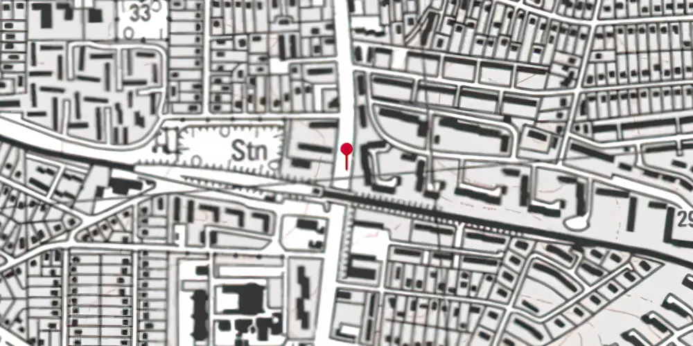 Historisk kort over Buddinge Station Letbanestation Historisk kort over Buddinge Station Letbanestation