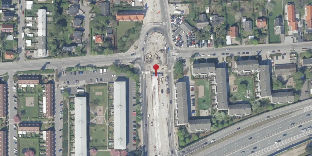 Historisk kort over Gammelmosevej Letbanestation Historisk kort over Gammelmosevej Letbanestation