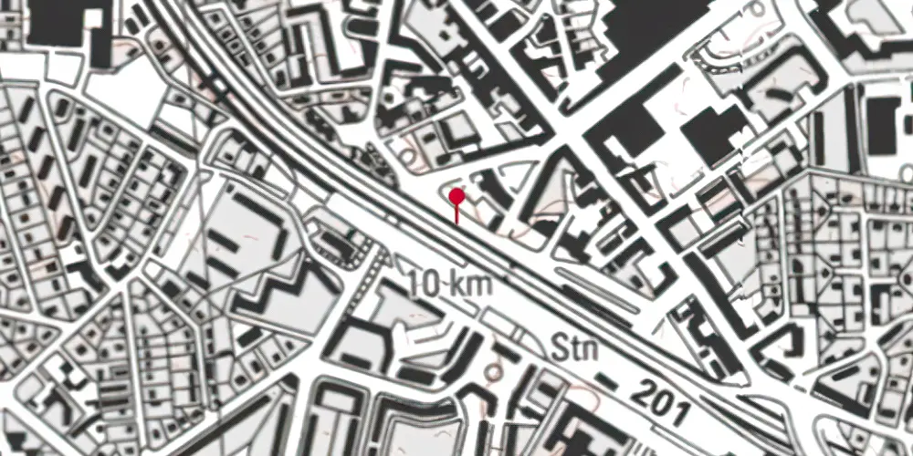 Historisk kort over Lyngby Station Letbanestation Historisk kort over Lyngby Station Letbanestation