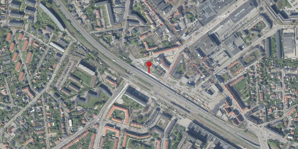 Historisk kort over Lyngby Station Letbanestation Historisk kort over Lyngby Station Letbanestation