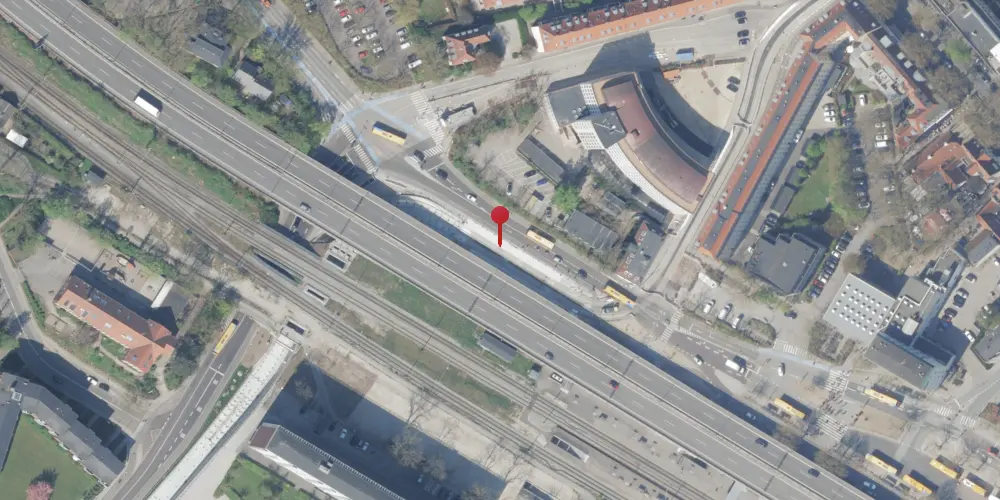 Historisk kort over Lyngby Station Letbanestation Historisk kort over Lyngby Station Letbanestation