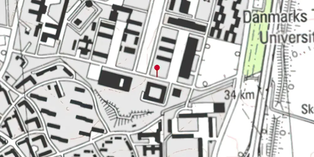 Historisk kort over Akademivej DTU Letbanestation Historisk kort over Akademivej DTU Letbanestation