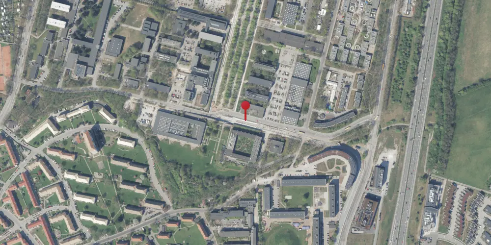 Historisk kort over Akademivej DTU Letbanestation Historisk kort over Akademivej DTU Letbanestation