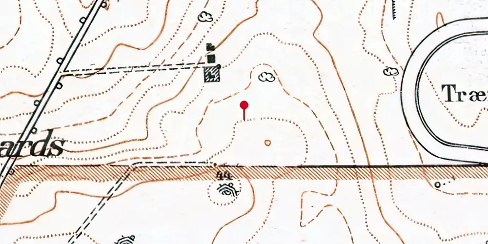 Historisk kort over Anker Engelunds Vej DTU Letbanestation Historisk kort over Anker Engelunds Vej DTU Letbanestation