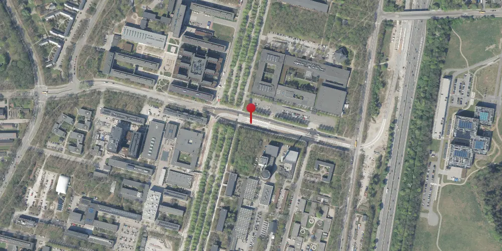 Historisk kort over Anker Engelunds Vej DTU Letbanestation Historisk kort over Anker Engelunds Vej DTU Letbanestation