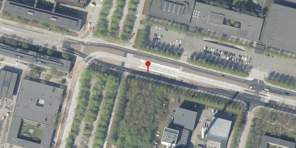 Historisk kort over Anker Engelunds Vej DTU Letbanestation Historisk kort over Anker Engelunds Vej DTU Letbanestation