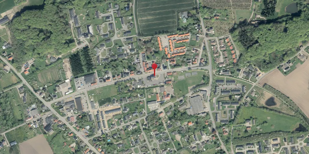 Historisk kort over Brenderup Station