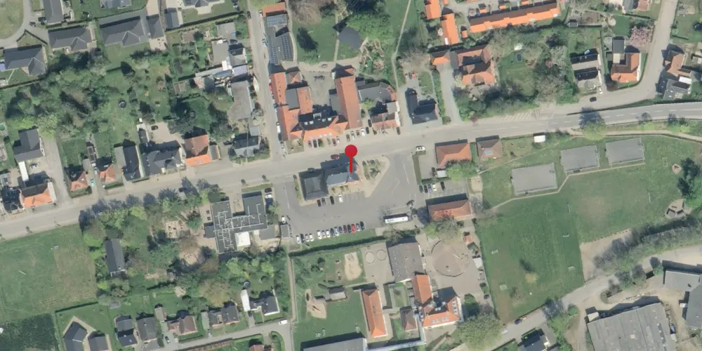 Historisk kort over Brenderup Station