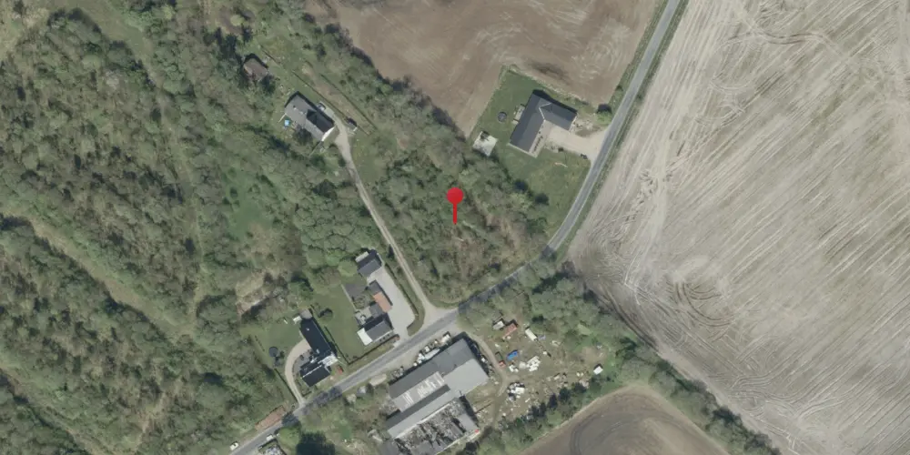 Historisk kort over Fitting Trinbræt med Sidespor [1917-1918]