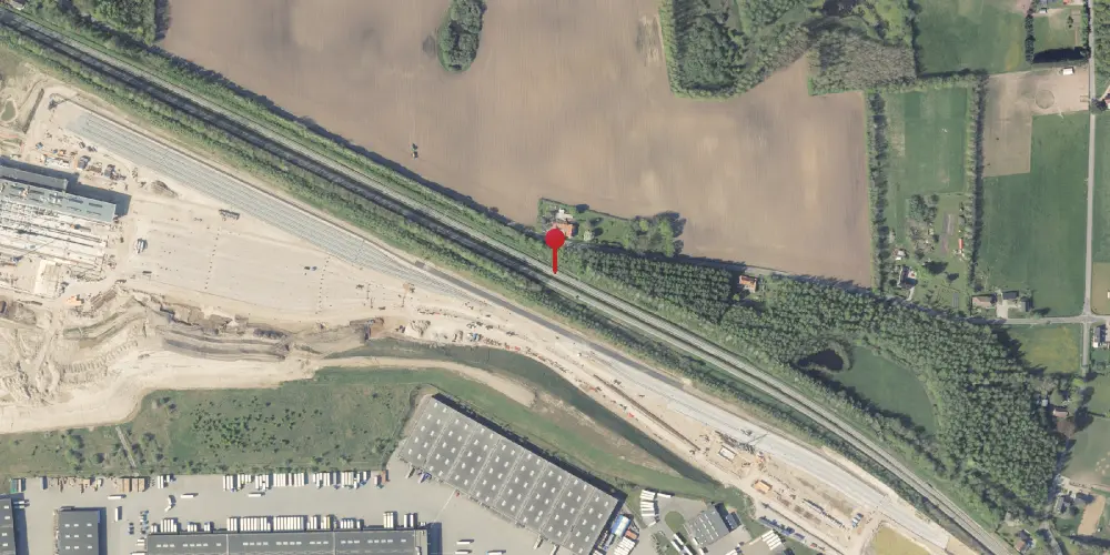 Historisk kort over Aarslev Privat Sidespor