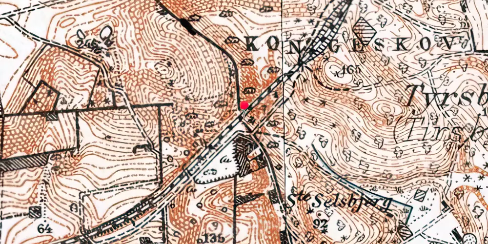 Historisk kort over Tirsbæk Trinbræt (uofficielt) Historisk kort over Tirsbæk Trinbræt (uofficielt)