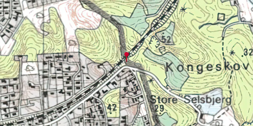 Historisk kort over Tirsbæk Trinbræt (uofficielt) Historisk kort over Tirsbæk Trinbræt (uofficielt)