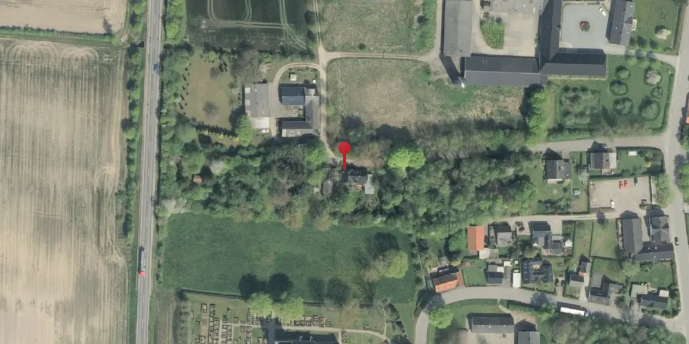 Historisk kort over Asperup Station