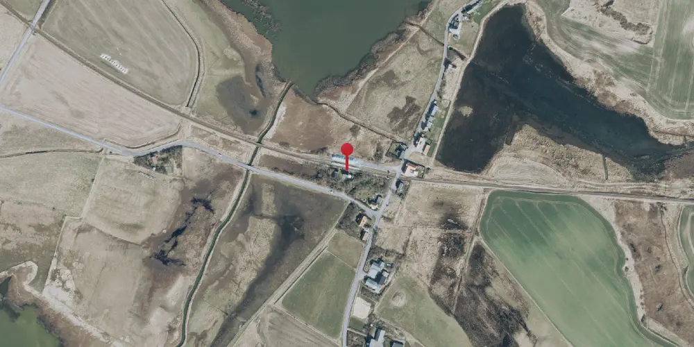 Historisk kort over Strande Station [1899-1976]