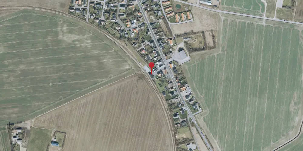 Historisk kort over Klinkby Station [1899-1990]