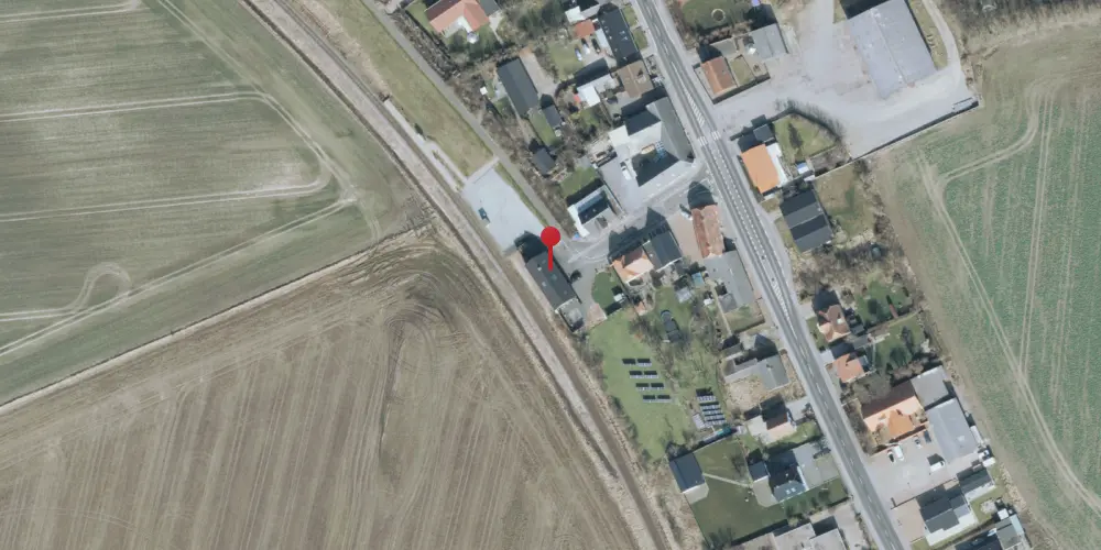 Historisk kort over Klinkby Station [1899-1990]