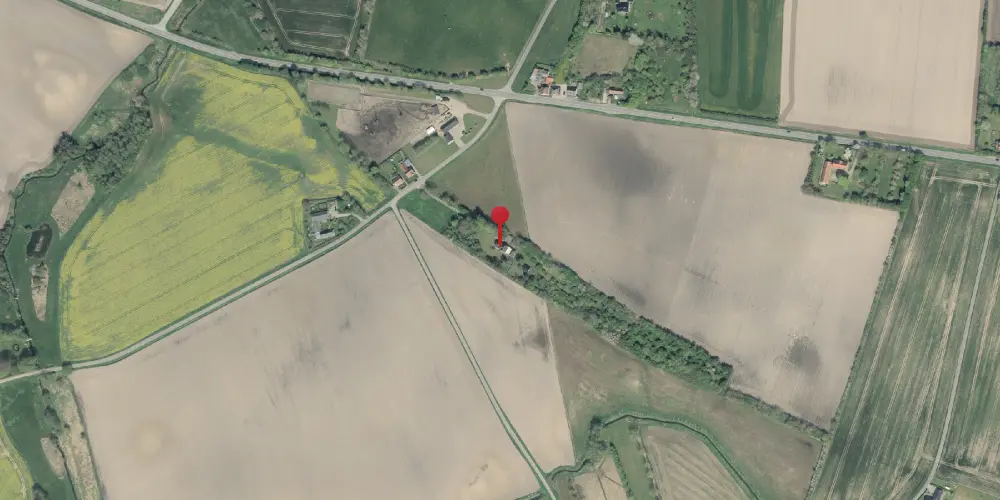 Historisk kort over Kustrup Station