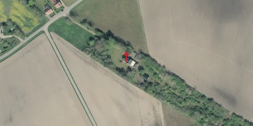 Historisk kort over Kustrup Station