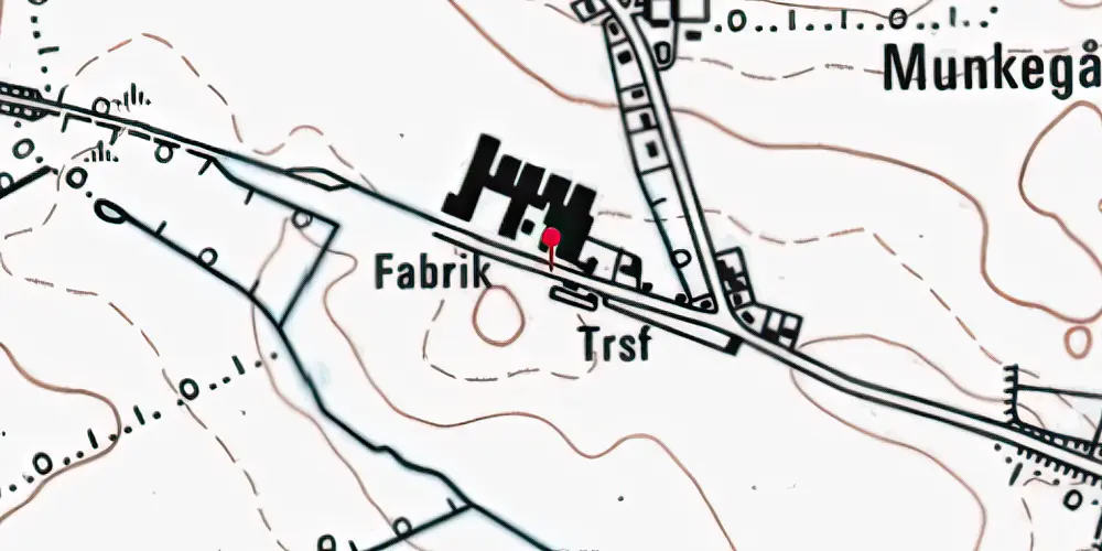 Historisk kort over Røjle Station Historisk kort over Røjle Station