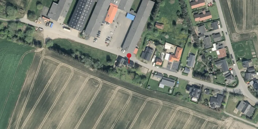 Historisk kort over Røjle Station Historisk kort over Røjle Station