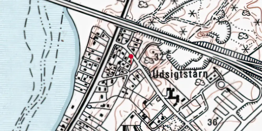 Historisk kort over Staurbyskov Trinbræt Historisk kort over Staurbyskov Trinbræt