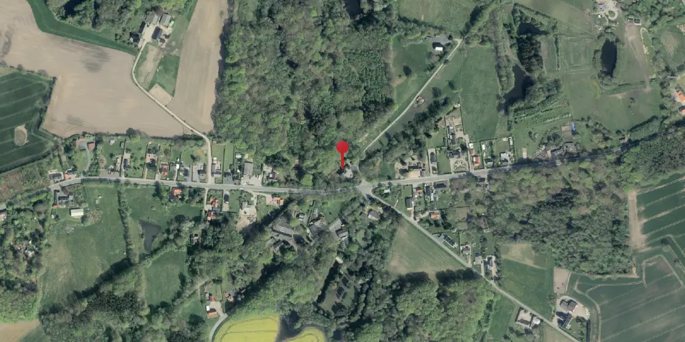 Historisk kort over Holse Station