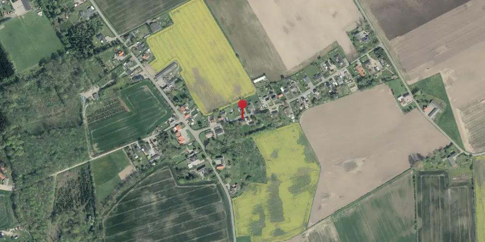 Historisk kort over Mejlskov Station