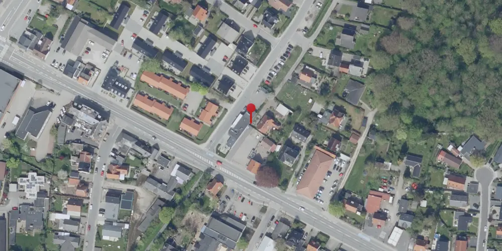 Historisk kort over Næsby Trinbræt