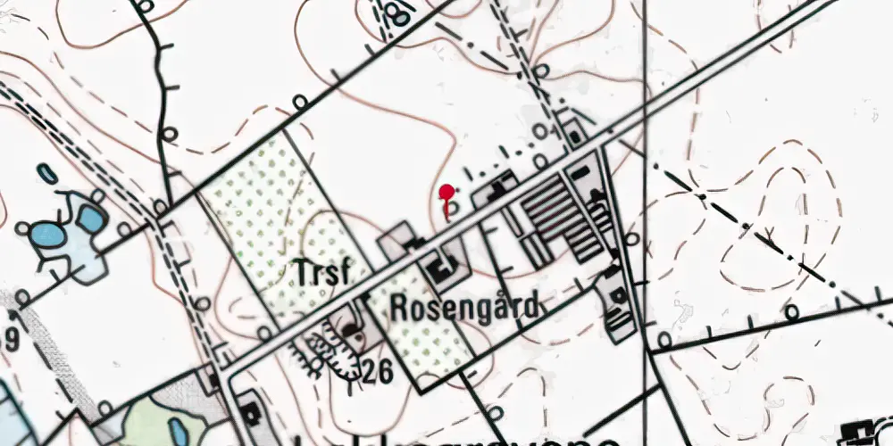 Historisk kort over Lumby Trinbræt Historisk kort over Lumby Trinbræt