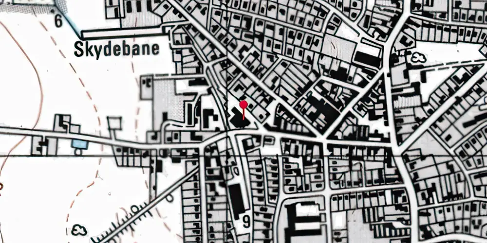 Historisk kort over Otterup Station Historisk kort over Otterup Station