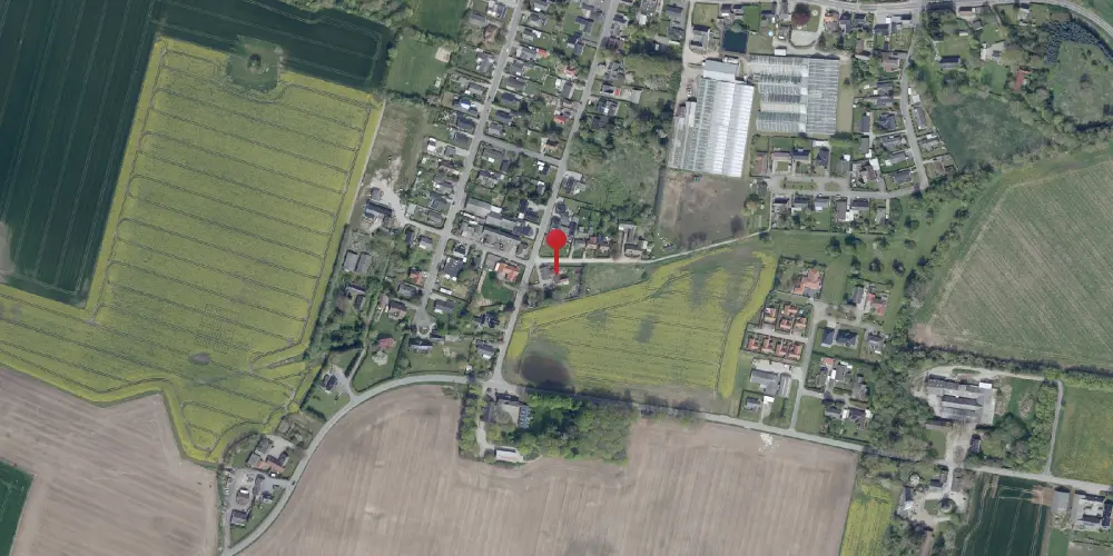 Historisk kort over Uggerslev Station Historisk kort over Uggerslev Station