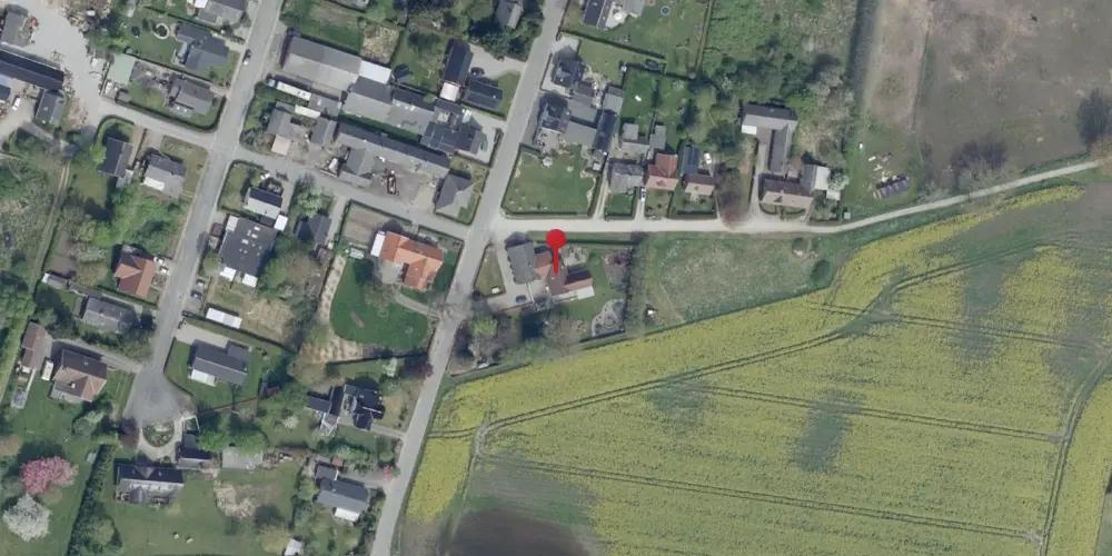 Historisk kort over Uggerslev Station Historisk kort over Uggerslev Station