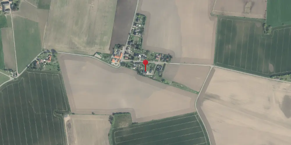 Historisk kort over Guldbjerg Station Historisk kort over Guldbjerg Station