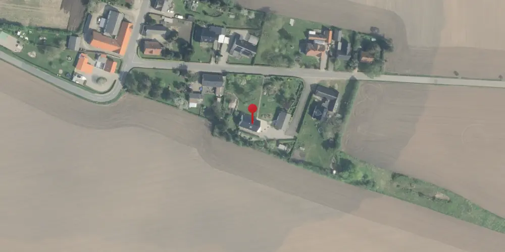 Historisk kort over Guldbjerg Station Historisk kort over Guldbjerg Station