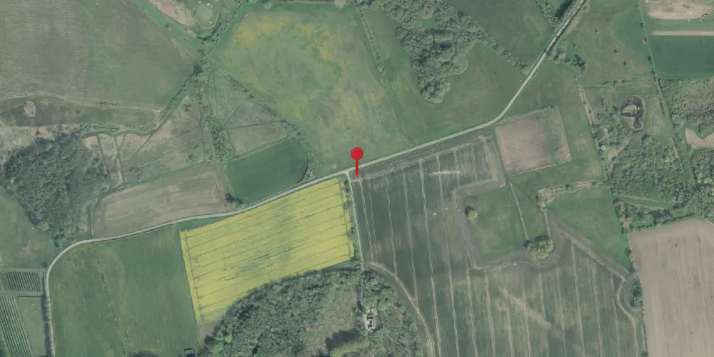 Historisk kort over Harritslev Trinbræt